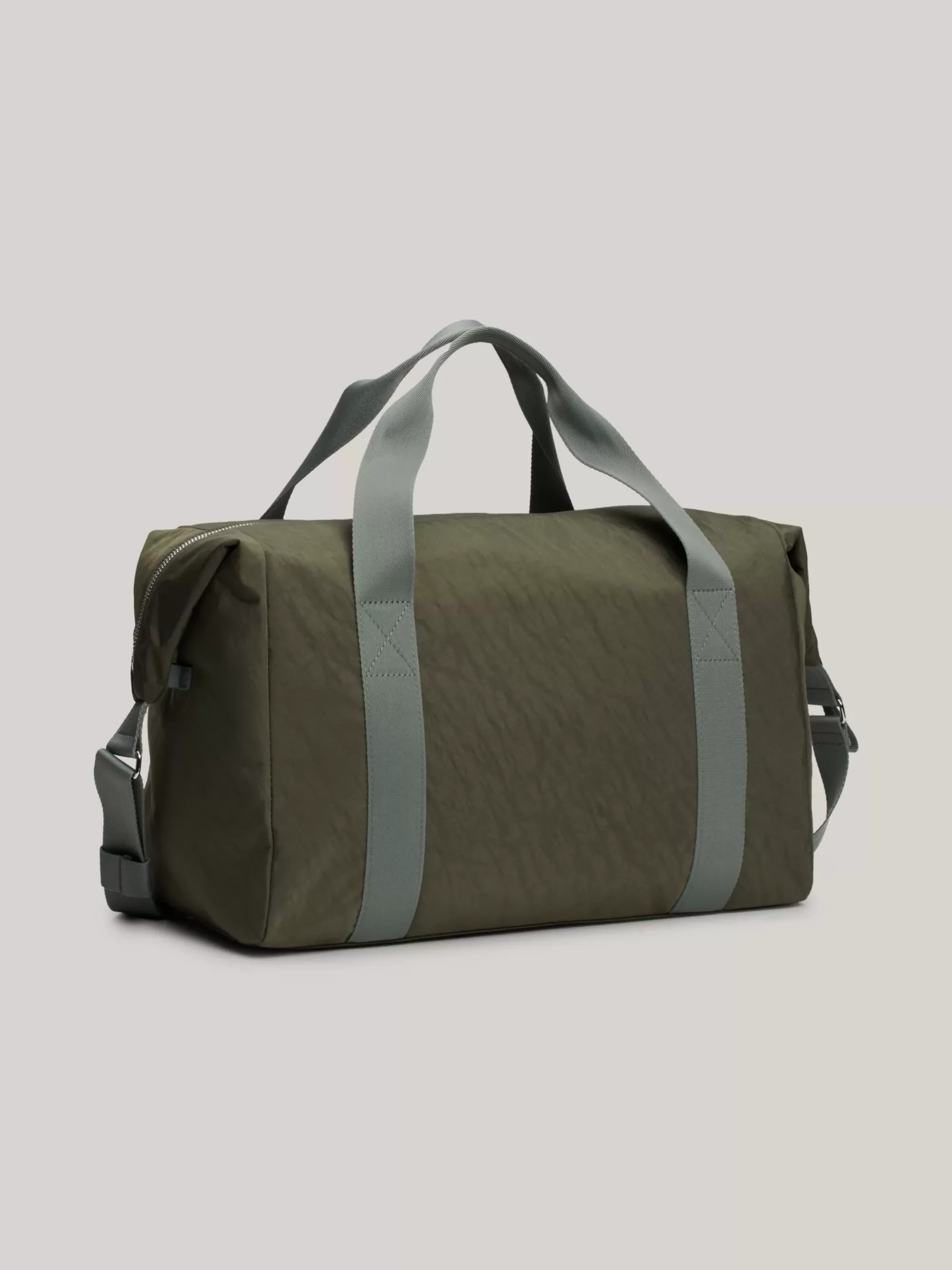 Weekendtassen*Tommy Hilfiger Weekendtas Met Badge En Contrasterend Vak DEEP WOODS