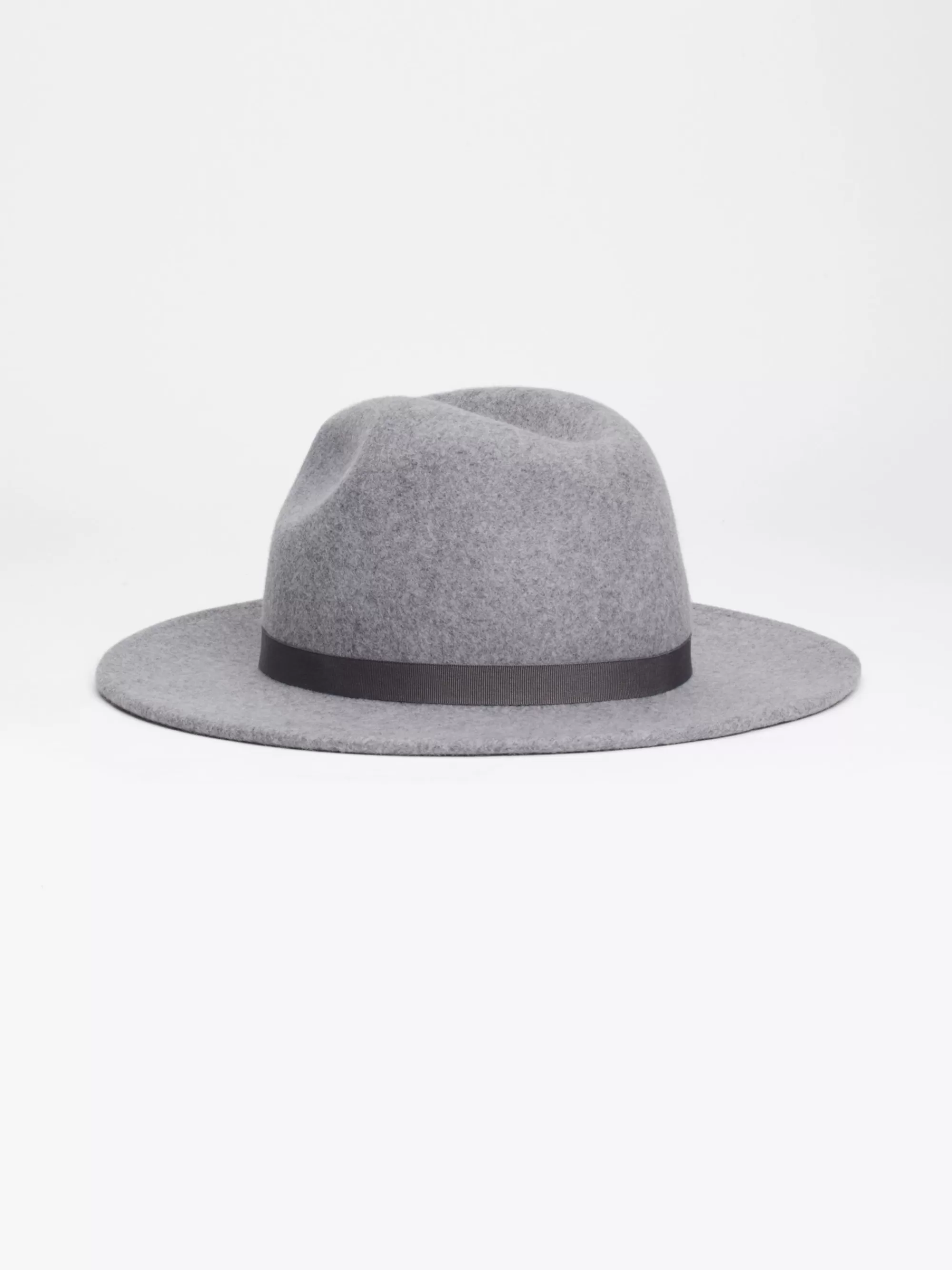 Mutsen & Sjaals*Tommy Hilfiger Wollen Fedora Met TH-monogram MID GREY MELANGE
