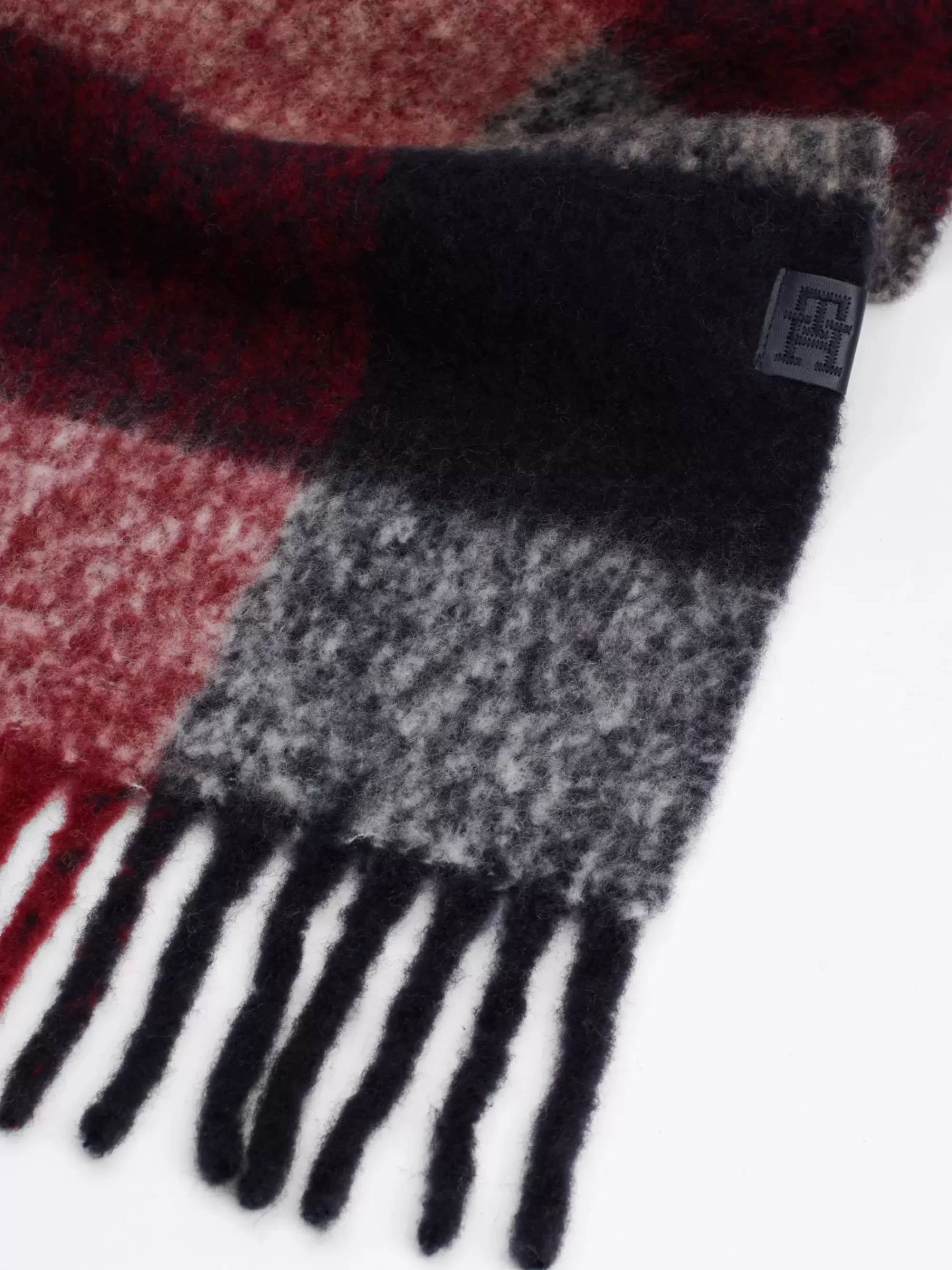Mutsen & Sjaals | Sjaals*Tommy Hilfiger Zachte Sjaal Van Wolmix Met Gemengde Ruit CORP MIX