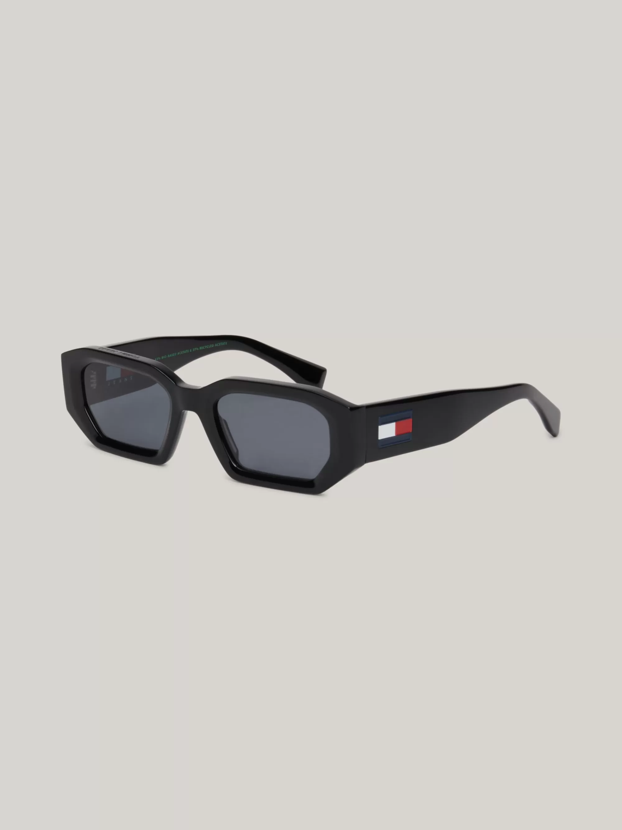 Zonnebrillen | Zonnebrillen*Tommy Hilfiger Zonnebril Met Kleine Achthoekige Glazen BLACK